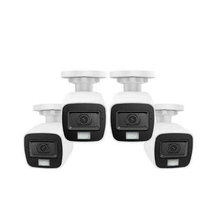 Annke 4x ADL500 5MP Analog Bullet Cameras, Dual Light Color Night Vision, Built-in Mic, 2.8mm, IP67