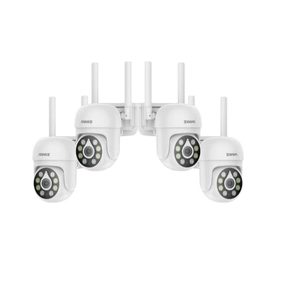 ANNKE 4-Camera 5MP Wireless Security Camera Kit, Two-Way Audio, Color Night Vision, Motion Detection, Waterproof