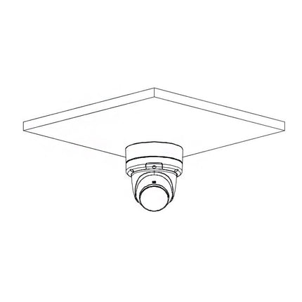 VIP Vision Professional AI Series 8.0MP Fixed AI Turret IP Camera with Active Deterrence & Microphone (2.8mm) - VSIPP-8DIRG-I3