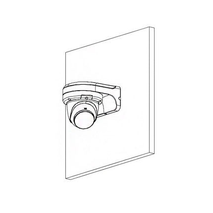 VIP Vision Professional AI Series 8.0MP Fixed AI Turret IP Camera Black with Active Deterrence & Microphone (2.8mm) - VSIPP-8DIRG-I3-B