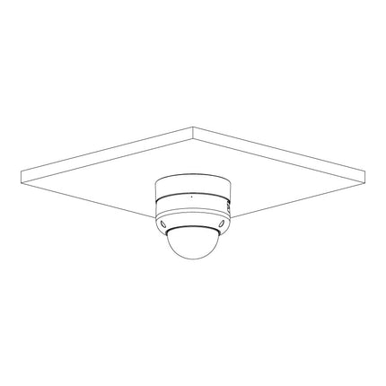 VIP Vision Professional AI Series 6.0MP Motorised Vandal Dome IP Camera with Active Deterrence (2.7–13.5mm) – VSIPP-6DIRMD-I3