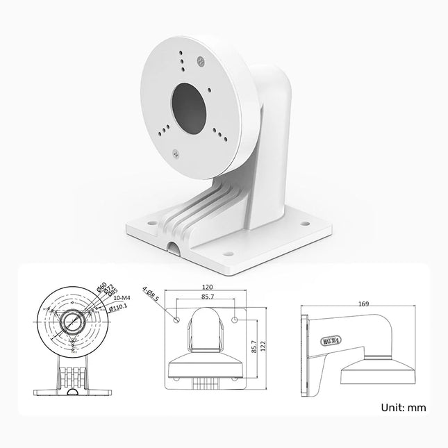 Annke ZJL008 Wall Mount Bracket Compatible with Turret Security Camera