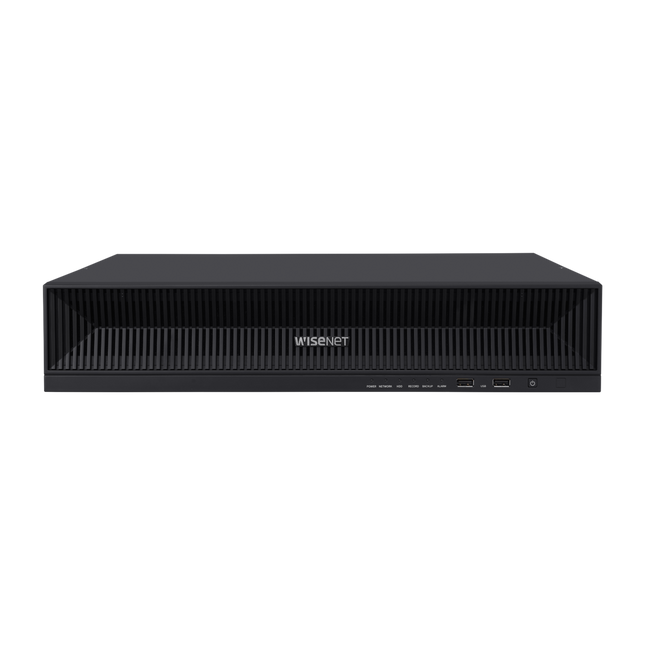 Hanwha Wisenet 32CH NVR, H265, 400Mbps, No HDD, (8 SATA 80TB max)