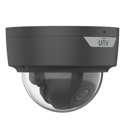 Uniview Security Camera: 8MP Dome Black, 2.8mm Fixed, Smart IR, IP67 - IPC328SS-ADF28K-I1-BK