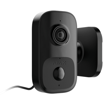 Ajax IndoorCam Wi-Fi security camera with a PIR motion sensor and built-in AI - White/Black