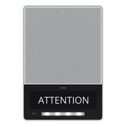 Axis C1710 Wall-Mounted Network Display Speaker, All-in-One - 02959-001