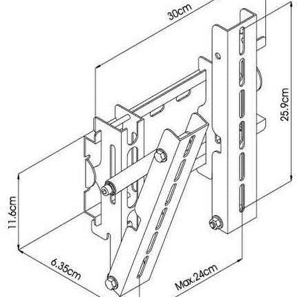 Generic AM-CMW330 LCD Wall Mount Bracket TV Size 26~37 Max