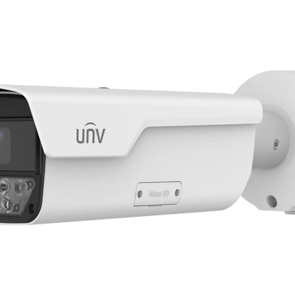 Uniview Security Camera: 4MP Bullet, 8–32 mm Motorized Lens, IR & LPR, IP67/IK10 - PKC2641-Z80-IR-P
