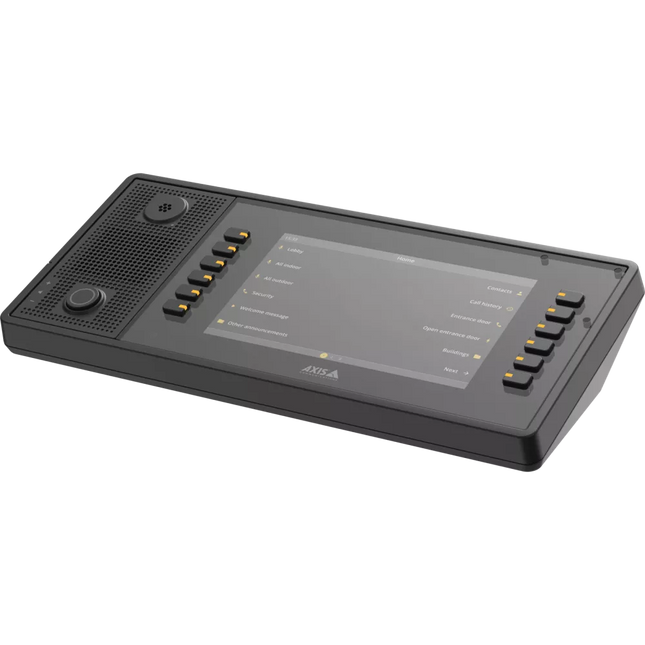 Axis C6110 Network Paging Console, Live Paging, Pre-Recorded Callouts, Two-Way Audio - 02709-001