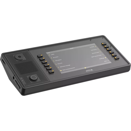 Axis C6110 Network Paging Console, Live Paging, Pre-Recorded Callouts, Two-Way Audio - 02709-001