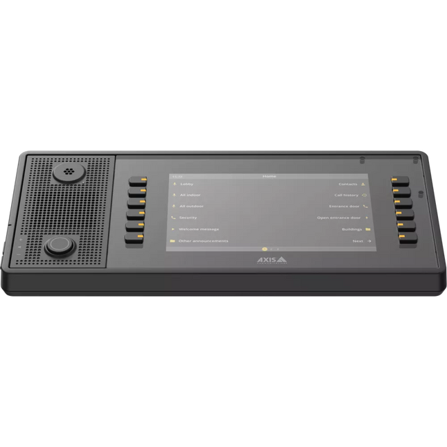 Axis C6110 Network Paging Console, Live Paging, Pre-Recorded Callouts, Two-Way Audio - 02709-001