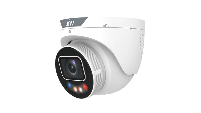 Uniview Security Camera: 8MP Turret, Motorized VF, Tri-Guard Dual-Light, IP67 - IPC3638SE-ADZKMC-WP-I1
