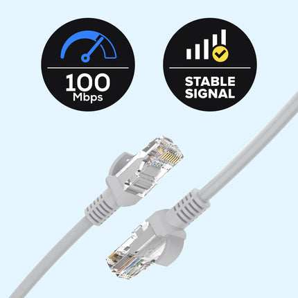 Annke XCL135-V2 CAT5e Ethernet Network Cable, 60ft / 100ft, RJ45, 100Mbps