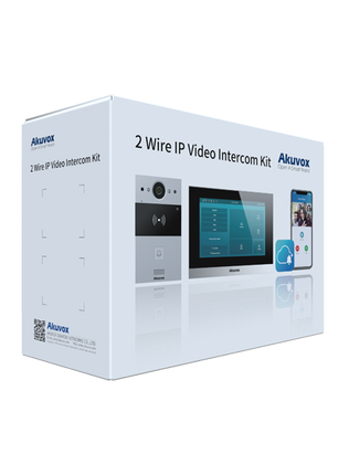 Akuvox R20A-2/C313W-2 2-Wire Intercom Kit