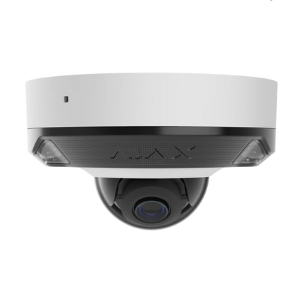 Ajax 8MP 2.8mm Mini Dome HL Camera - White/Black