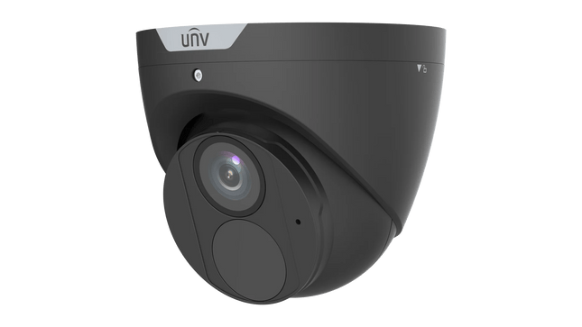 Uniview Security Camera: 8MP Turret Black, 2.8mm, Smart IR30m, Built-in Mic, IP67 - IPC3618LE-ADF28KM-H-BK