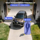 ANNKE 8CH DVR Security Camera System with 4× 3K Bullet Cameras, Two-Way Audio, Human & Vehicle Detection, Smart Dual-Light