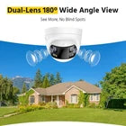 ANNKE 8CH NVR 8-Camera 6MP Panoramic PoE Turret Security System, Human & Vehicle Detection, Two-Way Audio, Smart Light, IP67