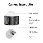 ANNKE 16CH NVR 16-Camera 8MP Panoramic PoE Bullet Security System, Human & Vehicle Detection, Two-Way Audio, Smart Light, IP67