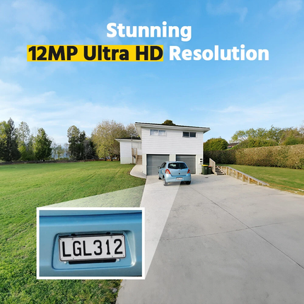 Annke 4TB HDD + 16-Channel H.265+ Network Video Recorder