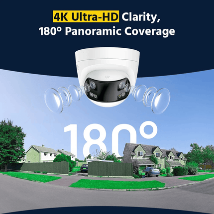 ANNKE POE Security System: 16CH NVR + 4K Dual Len, Two-Way Audio, Colorful Night Vision, IP67