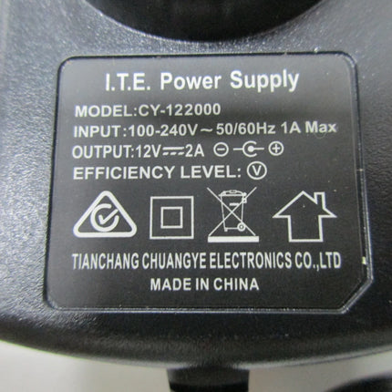 Annke 12V 2A DC Power Supply Adapter, AU Plug, 3ft Cable for CCTV Security Camera Systems