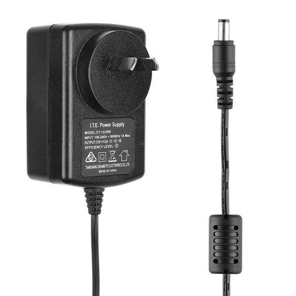 Annke 12V 2A DC Power Supply Adapter, AU Plug, 3ft Cable for CCTV Security Camera Systems