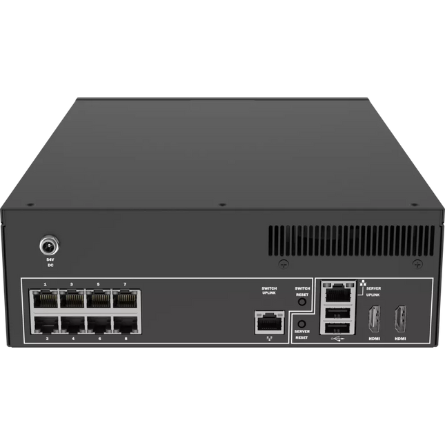 Axis S2208 Mk II 8-Channel Recorder, 4TB, PoE Switch, Camera Station - 02807-006