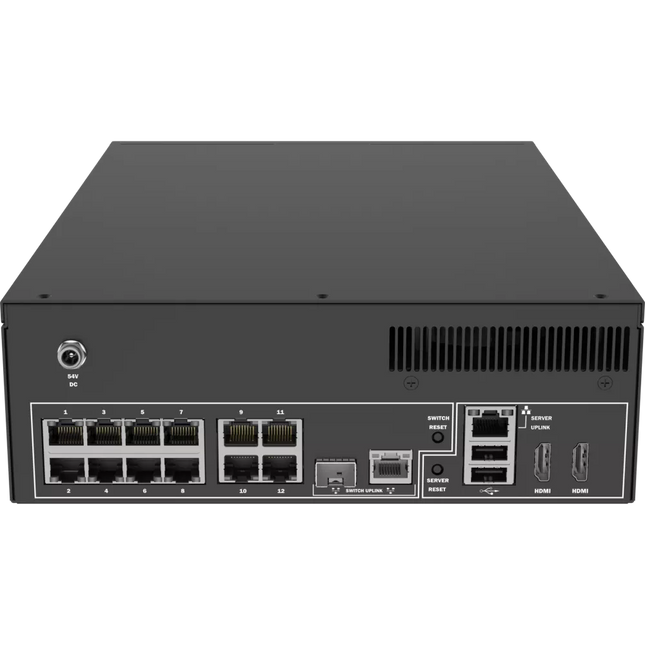 Axis S2212 Mk II 12-Channel Recorder, 6TB, PoE Switch, Camera Station - 02808-006