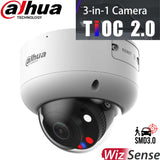 Dahua Security Camera: 5MP Dome, 2.7-13.5mm, WizSense, TIOC 2.0 - DH-IPC-HDBW3549R1-ZAS-PV