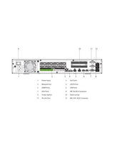 VIP Vision Professional AI 32 Channel Network Video Recorder with PoE (256Mbps) (4 x HDD Bays) -NVR32PRO16P-I3