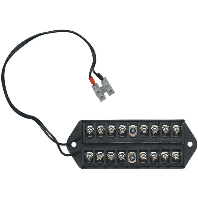 Connector Strip with Screw Terminals for Distributing Power to Cameras