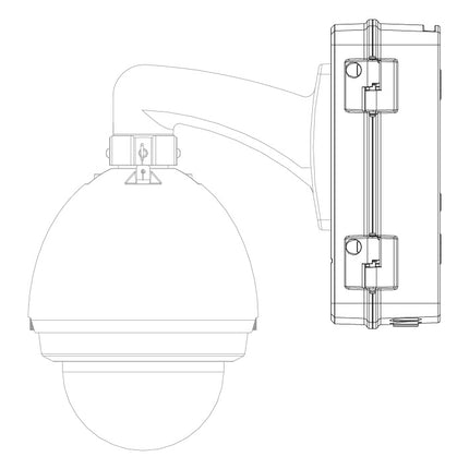 Adapter/Junction Box for PTZ Dome Cameras