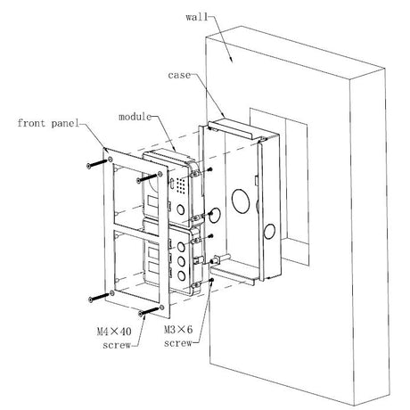 Flush Mount Box - 2 Modules