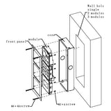 Flush Mount Box - 3 Modules