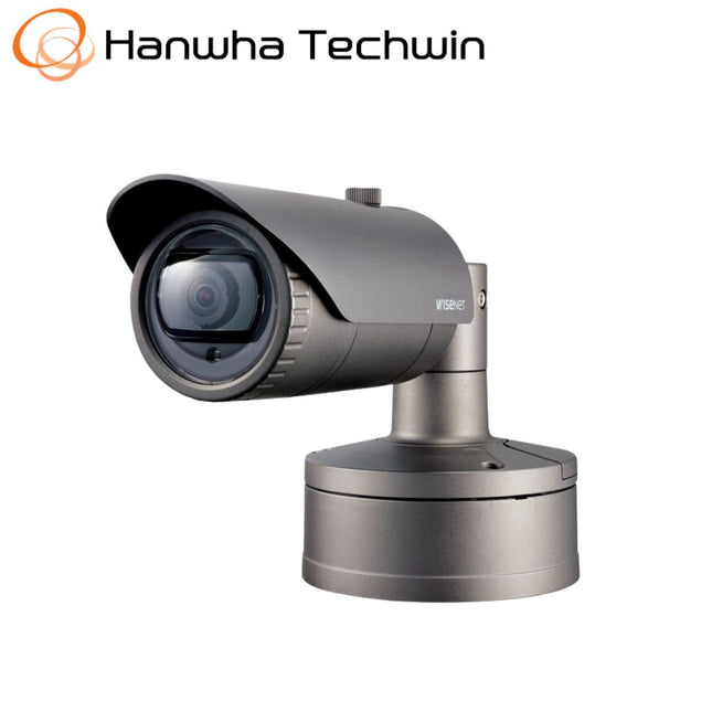 Hanwha Wisenet 2MP Outdoor Bullet Camera, H.265, 60fps, WDR, 20m IR, 2.4mm - HAN-XNO-6010R