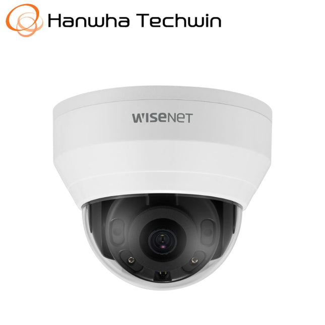 Hanwha Wisenet 5MP Dome Camera, H.265, 120dB WDR, 20m IR, 6mm Fixed Lens - HAN-QND-8030R