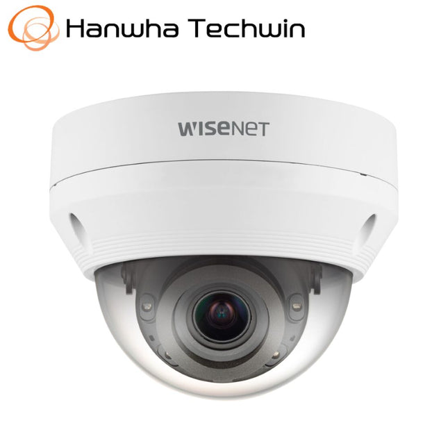Hanwha Wisenet 2MP Outdoor Dome Camera, H.265, WDR, IP66, IK10, IR, 3.2-10mm - HAN-QNV-6082R