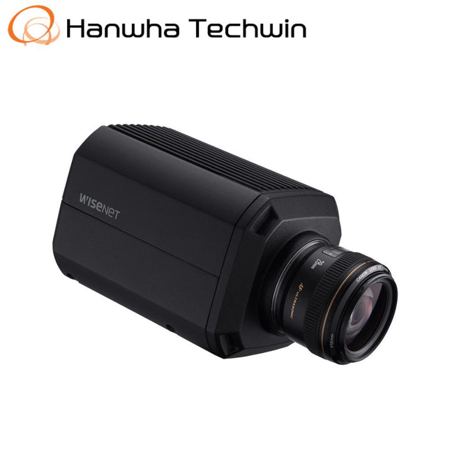 Hanwha Wisenet 32MP 8K Indoor Box Camera, H.265, 15fps, DWDR, No Lens - HAN-TNB-9000