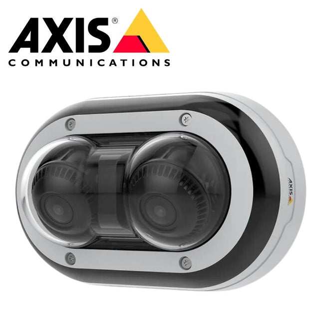 Axis P3715-PLVE 15 MP Outdoor Dual-Lens Camera, Varifocal, IR Night Vision, Wide-Area Coverage