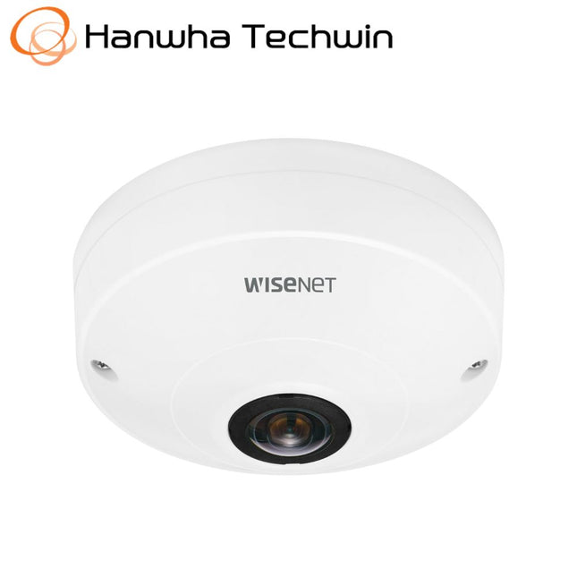 Hanwha Wisenet 6MP Indoor Fisheye Camera, H.265, 30fps, 120dB WDR, 1.14mm - HAN-QNF-8010