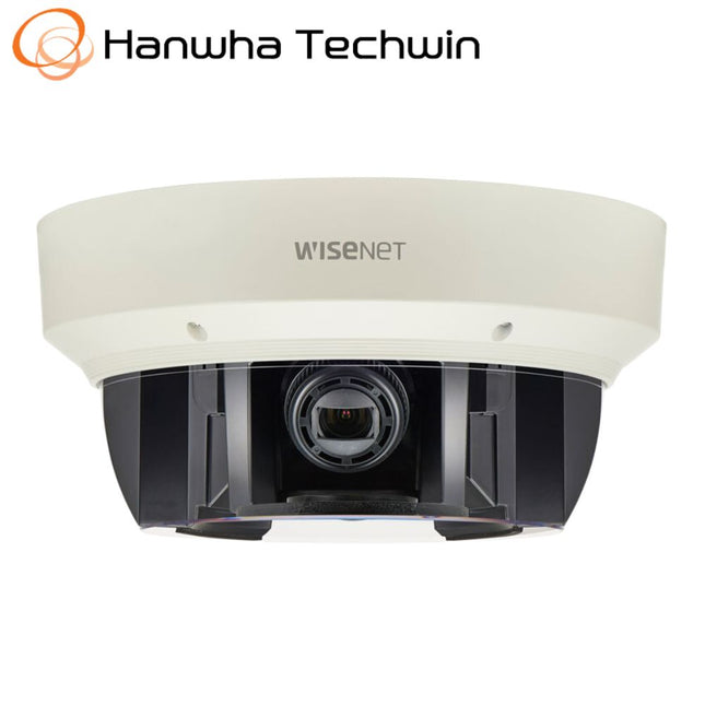 Hanwha Wisenet 8MP Outdoor 360 Multi Sensor Camera, 4x 2MP at 60fps, 2.8-12mm lens - HAN-PNM-9080VQ