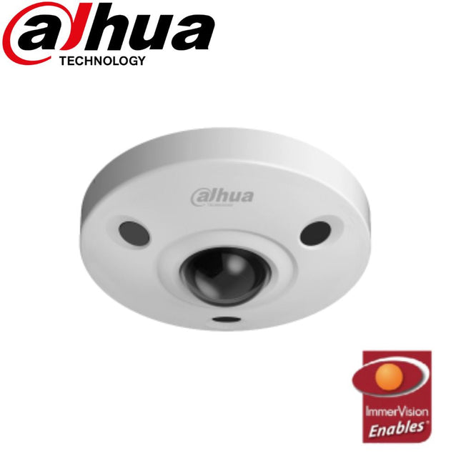 Dahua Security Camera: 6MP Fisheye, 1.3mm, Starlight, Panoramic Series - DH-IPC-EBW8630P-IVC