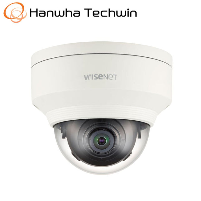 Hanwha Wisenet 2MP Outdoor Mini Dome Camera, H.265, 60fps, 150dB WDR, 2.4mm - HAN-XNV-6010