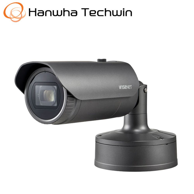 Hanwha Wisenet 2MP Outdoor Bullet Camera, H.265, 60fps, 150dB WDR, 70m IR, 5.2-62.4mm - HAN-XNO-6120R