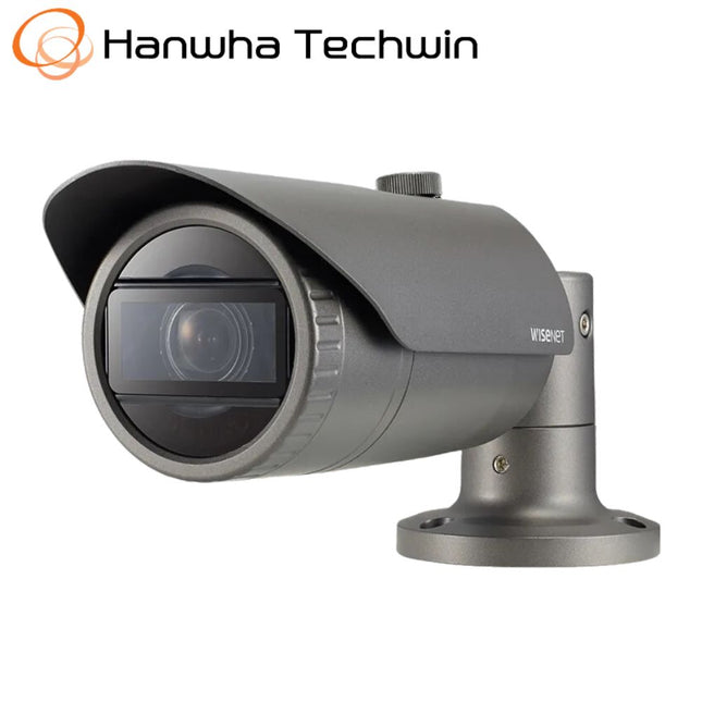 Hanwha Wisenet 2MP Outdoor Bullet Camera, H.265, 30fps, IK10, 30m IR, 2.8-12mm - HAN-QNO-6070R