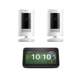 Ring Indoor/Outdoor Security Camera: Stick Up Cam Battery with Echo Show 5