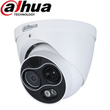 Dahua Security Camera: 4MP Turret, 2mm, WizSense Thermal - DH-TPC-DF1241P-D2F2