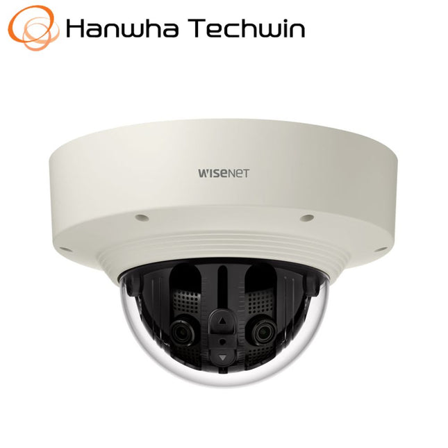 Hanwha Wisenet 15MP Outdoor Multi Sensor Panoramic  Camera, 30fps, IK10, 4mm Lens - HAN-PNM-9030V