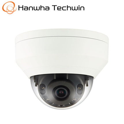 Hanwha Wisenet 2MP Outdoor Dome Camera, H.265, 30fps, IK10, 20m IR, 2.8mm - HAN-QNV-6010R